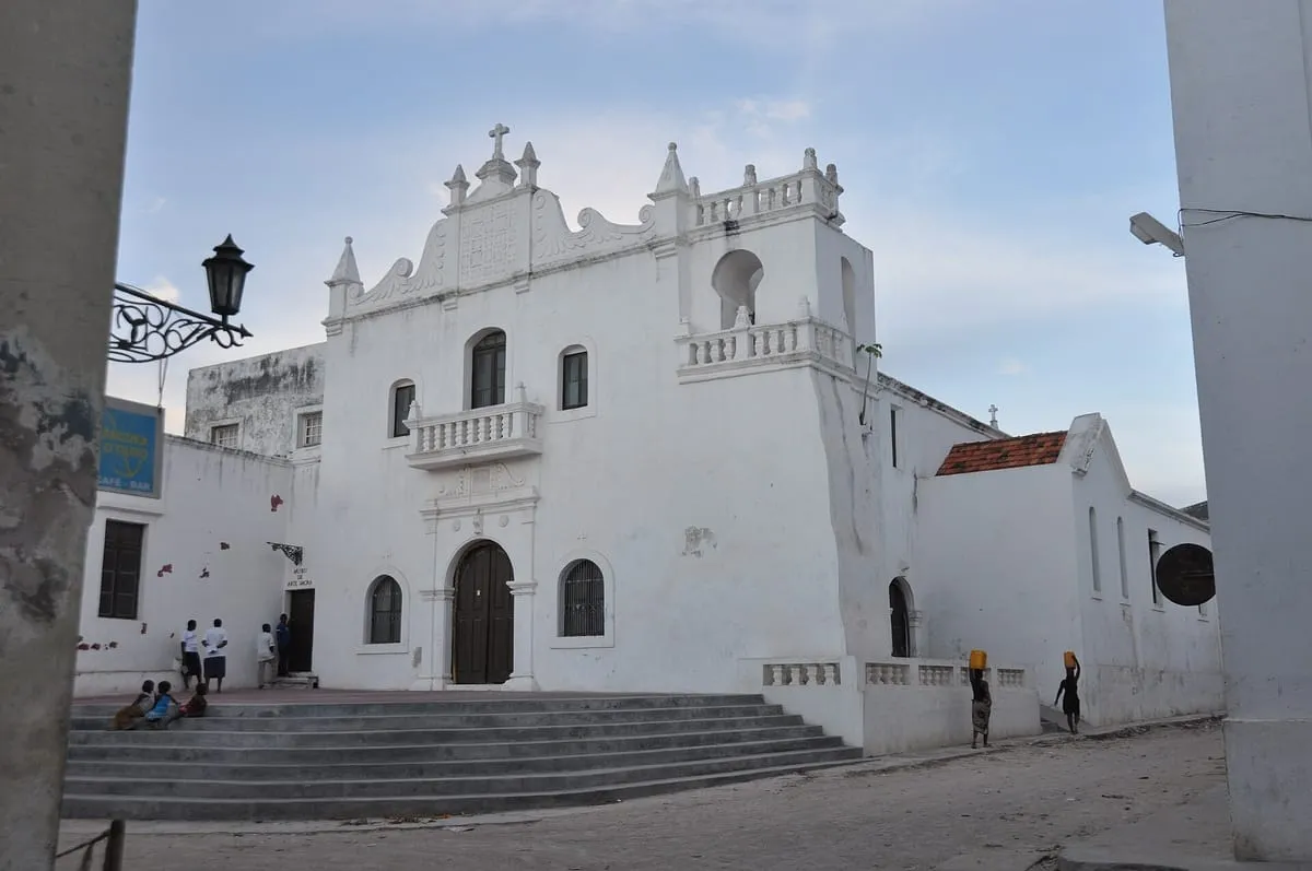 Igreja da Misericórdia, na Ilha de Moçambique, onde funciona o Museu de Arte Sacra