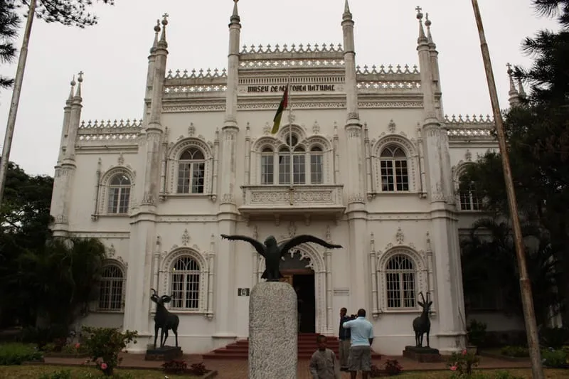 Façade of the Natural History Museum in Maputo
