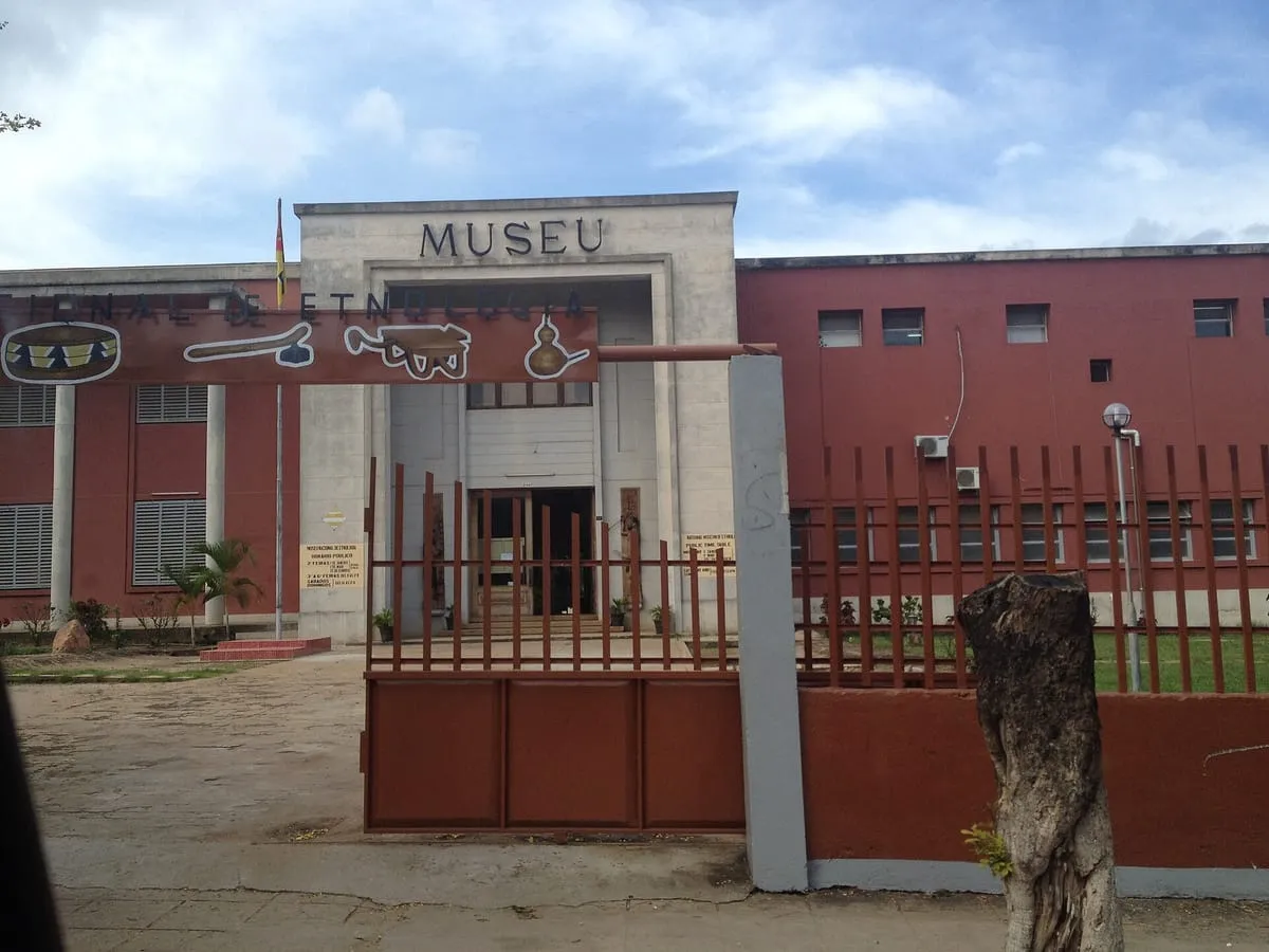 Entrada do Museu Nacional de Etnografia, em Nampula