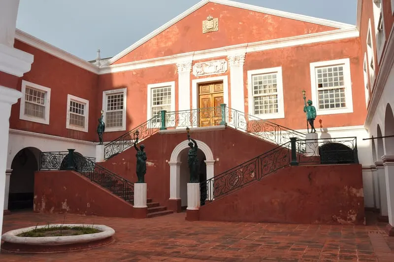 Courtyard of St Paul's Palace on the Island of Mozambique