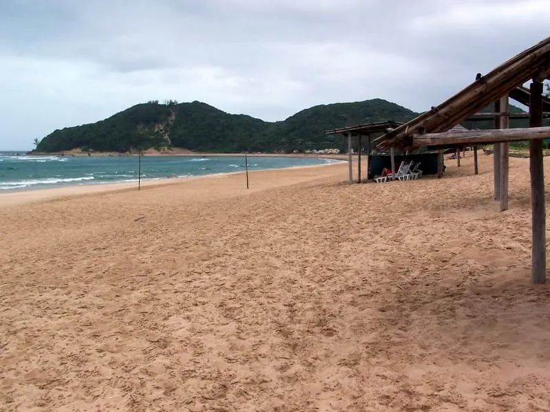 Ponta de Ouro beach, at the southern tip of Mozambique