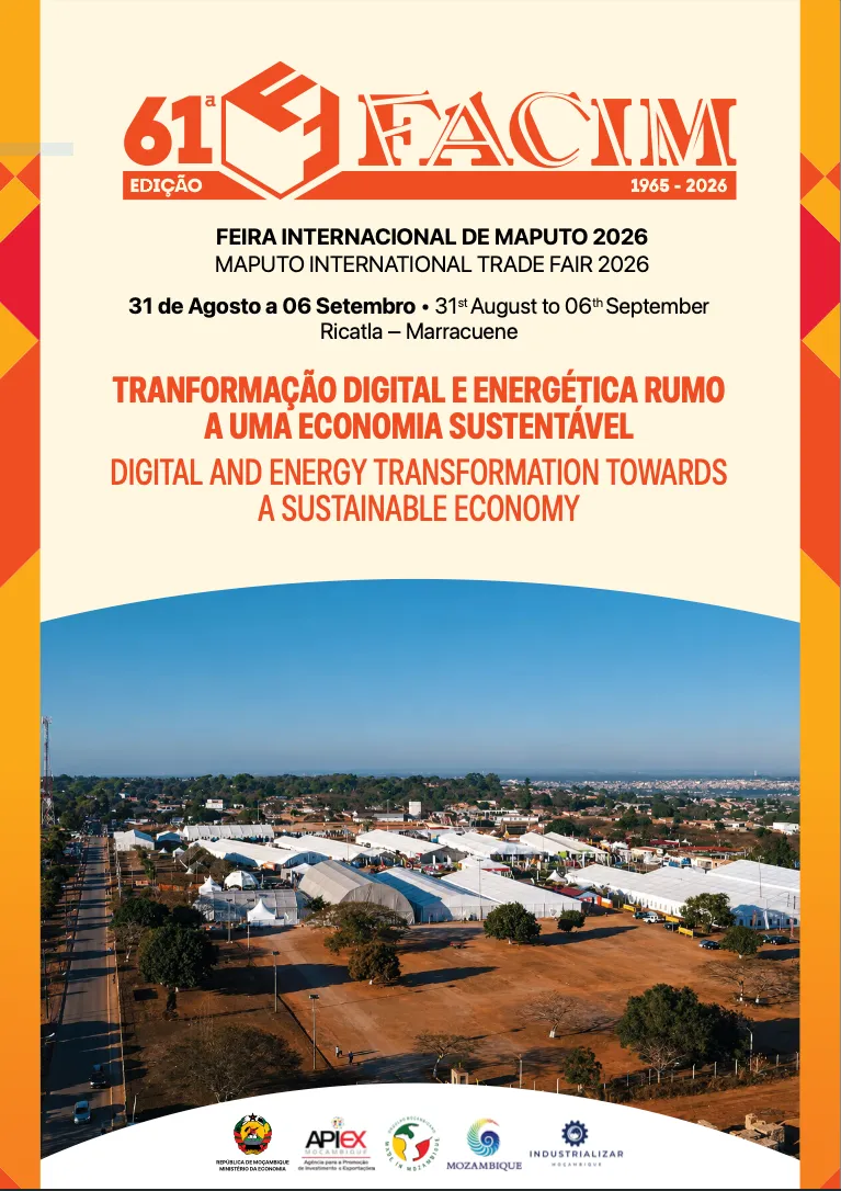 Cartaz da 61.ª edição da FACIM: Feira Internacional de Maputo 2026, 31 de Agosto a 6 de Setembro, Ricatla, Marracuene