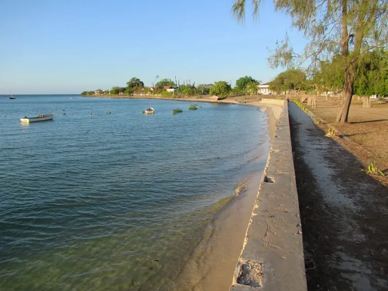 The seafront of Ibo Island in the Quirimbas Archipelago