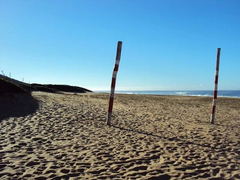 The sands of Xai-Xai Beach